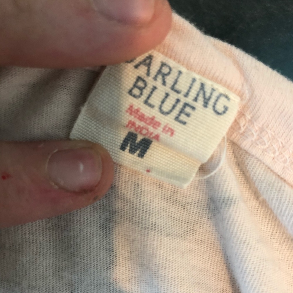 Darling Blue crop top
